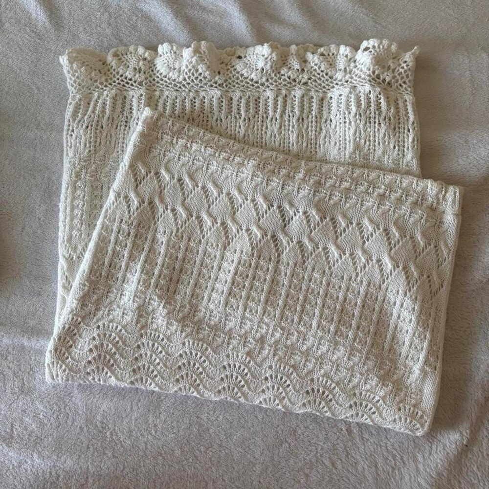 Ralph-lauren Women's White and Cream Skirt